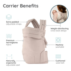 Honey Blossom Baby Carrier - Toasted Almond