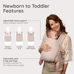 Honey Blossom Baby Carrier - Toasted Almond