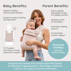 Honey Blossom Baby Carrier - Toasted Almond