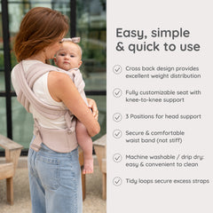 Honey Blossom Baby Carrier - Toasted Almond
