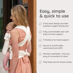 Honey Blossom Baby Carrier - Vanilla Bloom