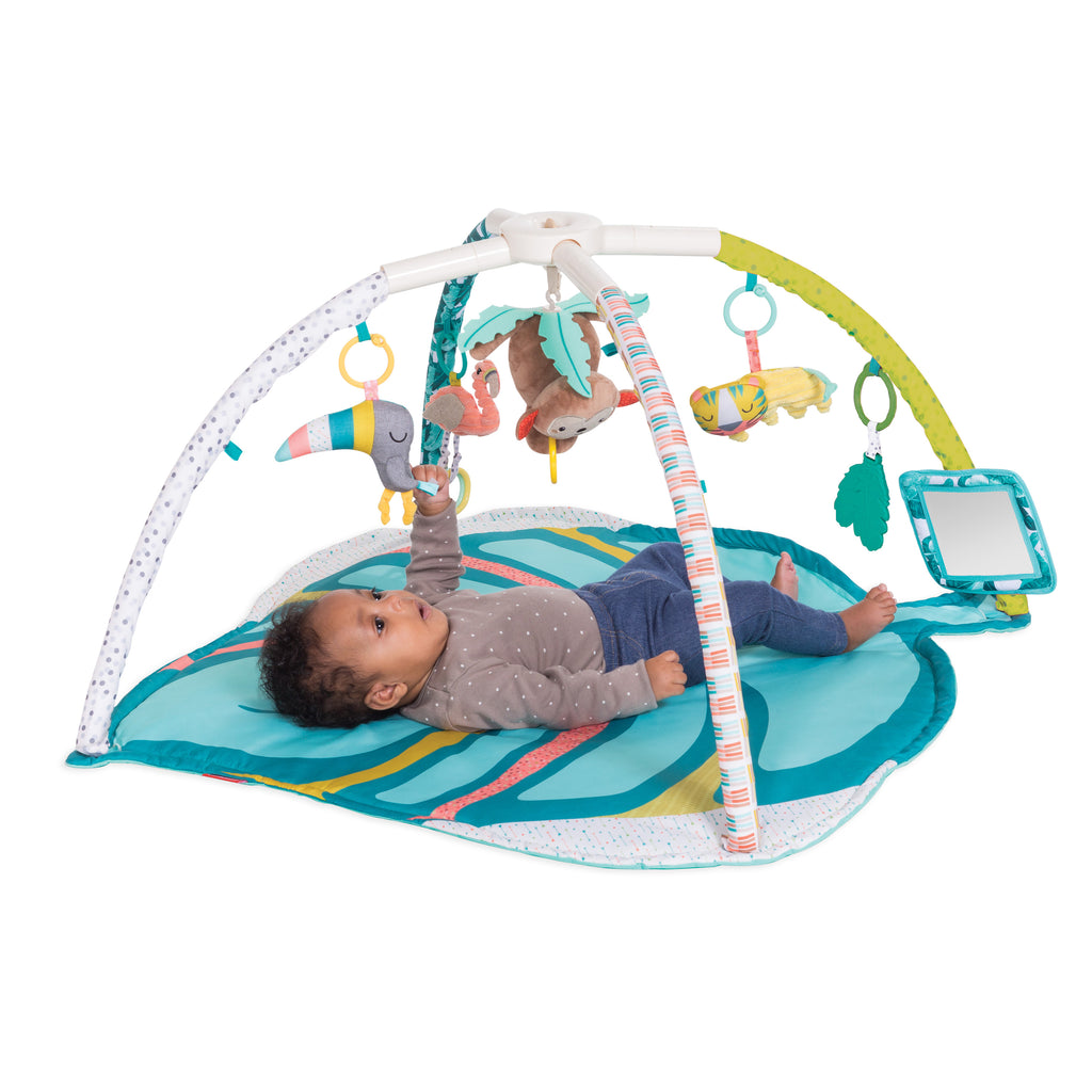 DELUXE TWIST & FOLD ACTIVITY GYM & PLAY MAT™ TROPICAL